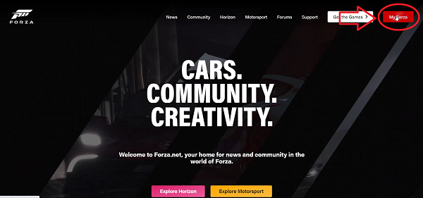 Forza公式サイト