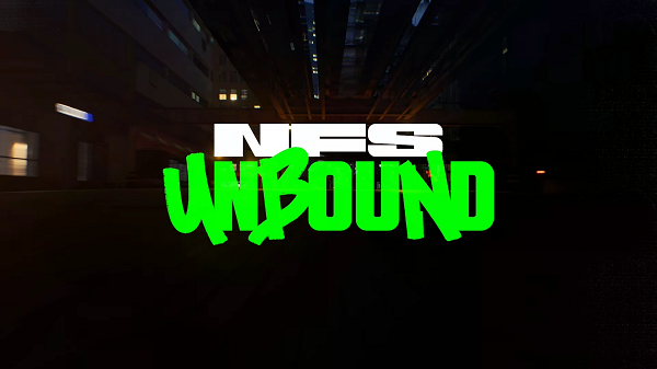 NFS UNBOUDNタイトル文字