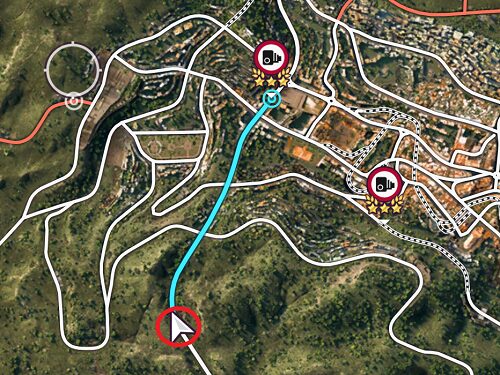 スタート位置です。