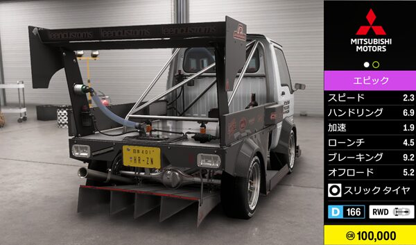 1990 Mitsubishi #269 Attacking the Clock Racing Minicab Time Attack R