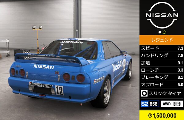 1990 NISSAN #12 SKYLINE GT-R(BNR32 GR.A) JTC2